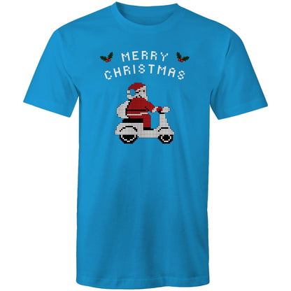 Scooter Santa - Mens T-Shirt