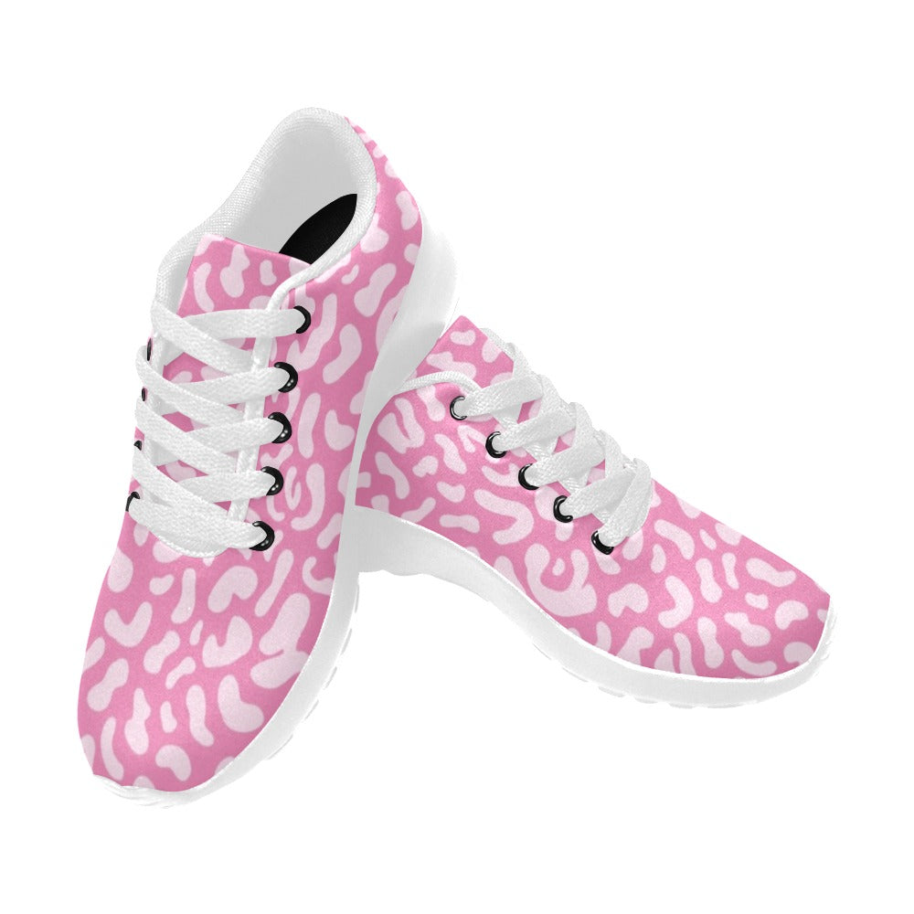 Pink Leopard - Kids Sneakers