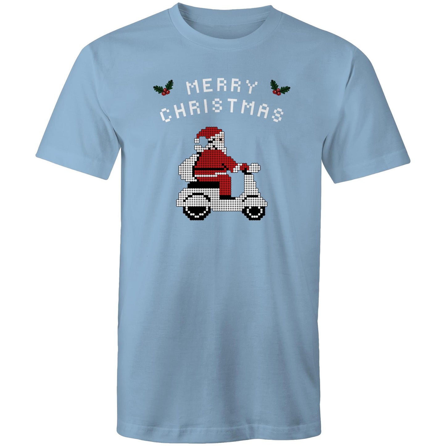 Scooter Santa - Mens T-Shirt