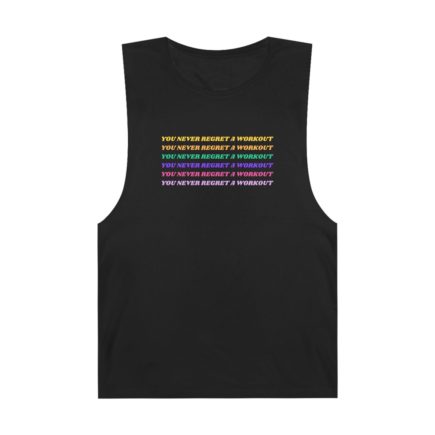 You Never Regret A Workout - Unisex Barnard Tank