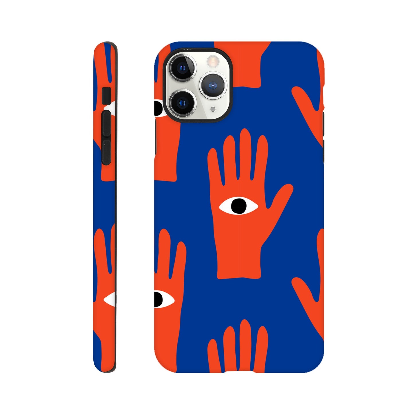 Hand Eyes - Phone Tough Case iPhone 11 Pro Max Phone Case Globally Fulfilled