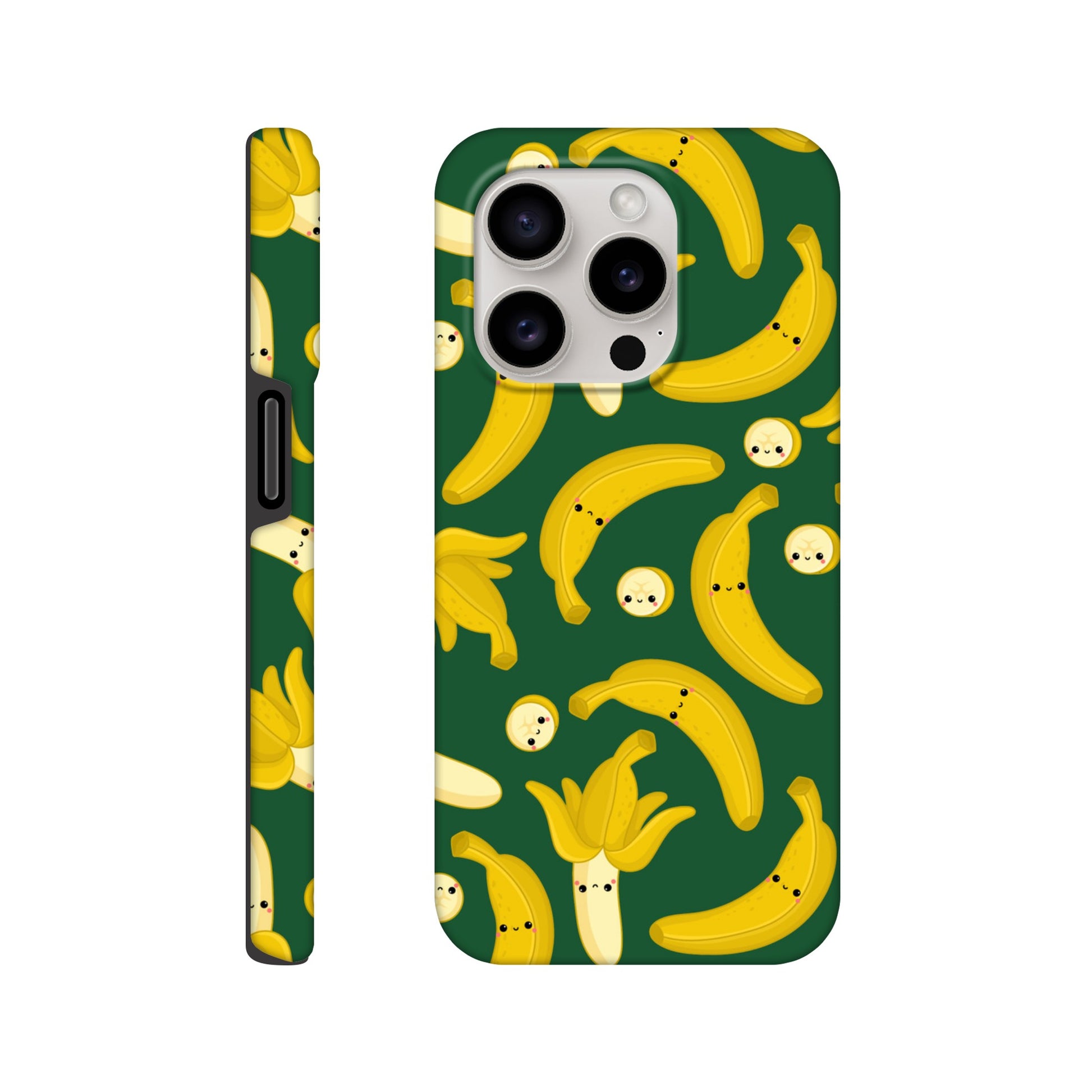 Happy Bananas - Phone Cases Tough case Apple - iPhone 15 Pro Print Material Globally Fulfilled