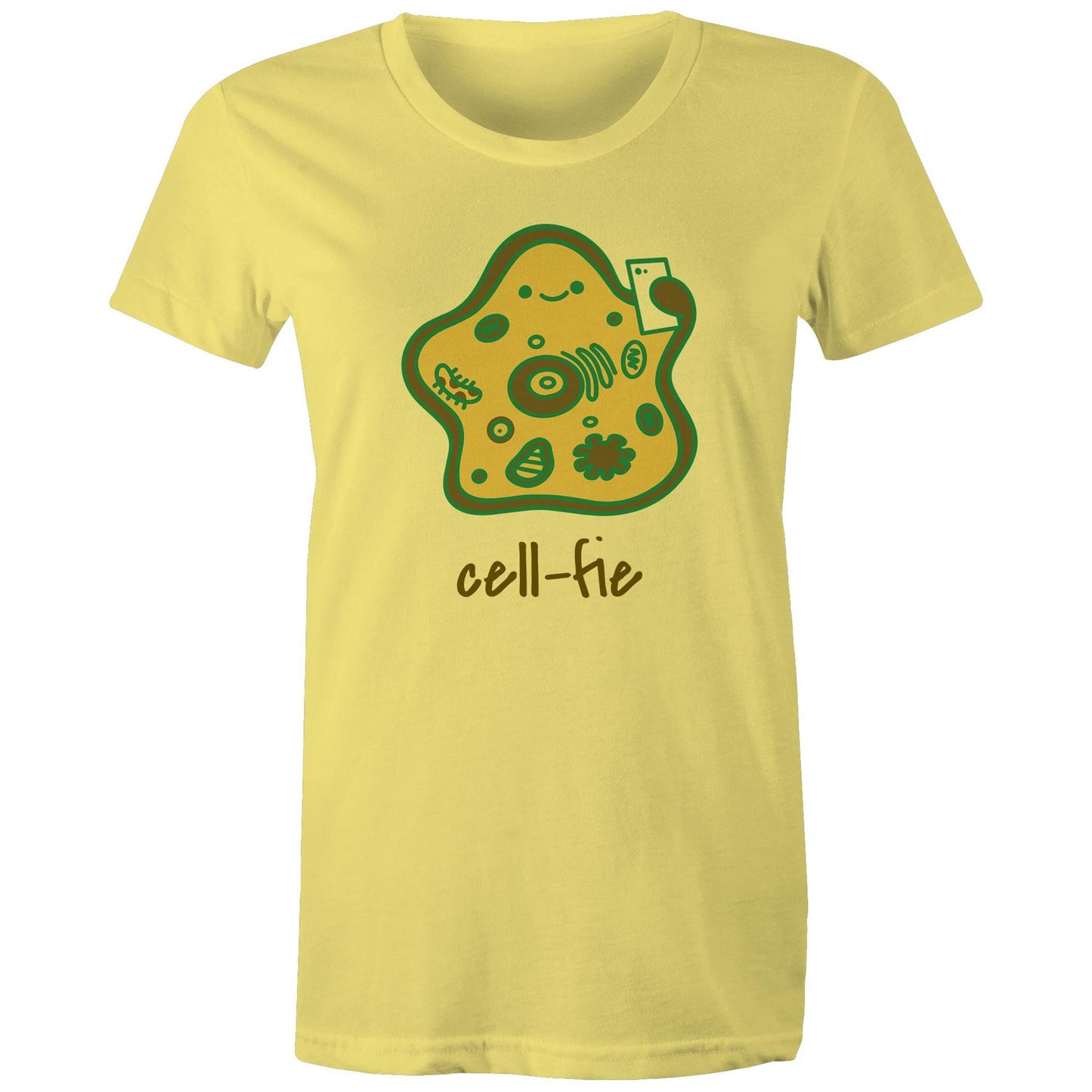 Cell-fie, Selfie Cell - Womens T-shirt