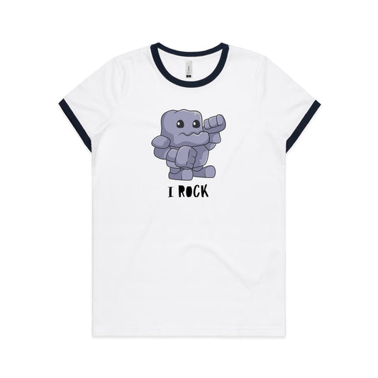 I Rock - Women's Ringer Tee