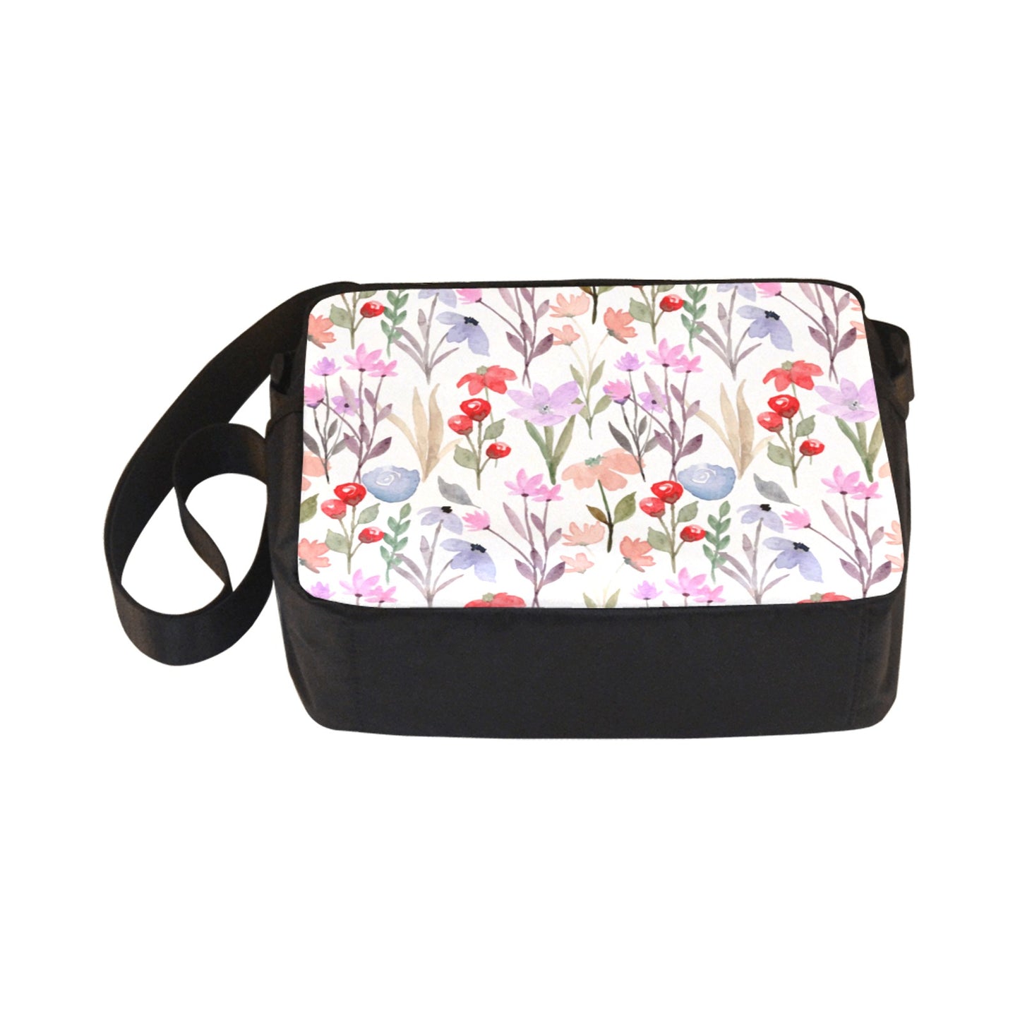 Floral Watercolour - Classic Cross-body Nylon Bags