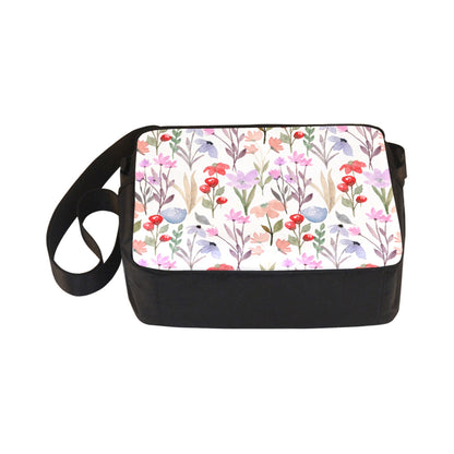 Floral Watercolour - Classic Cross-body Nylon Bags