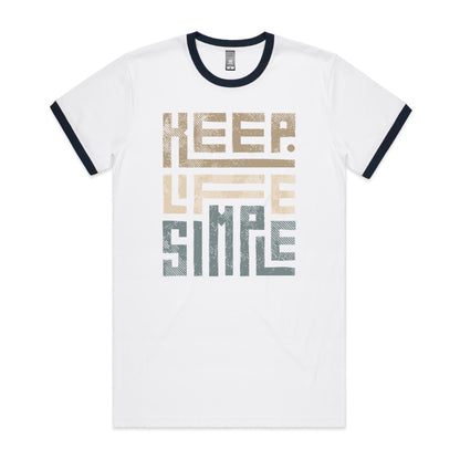 Keep Life Simple - Staple Ringer Tee