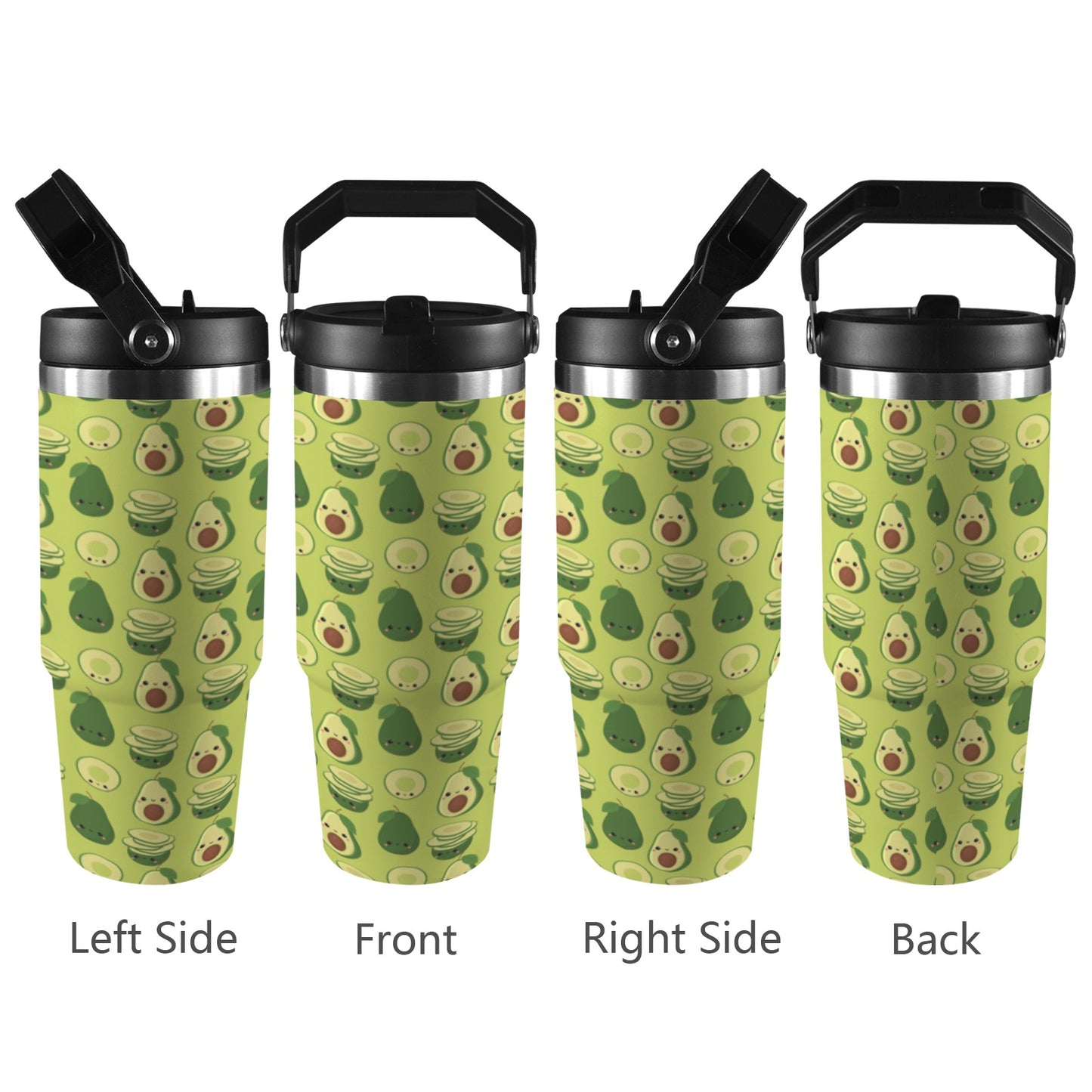 Cute Avocados - 30oz Tumbler with Top Handle