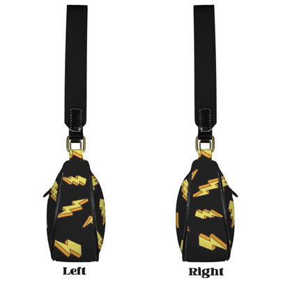 Lightning Bolts - Small Shoulder Bag Small Shoulder Bag comic Printed Offshore