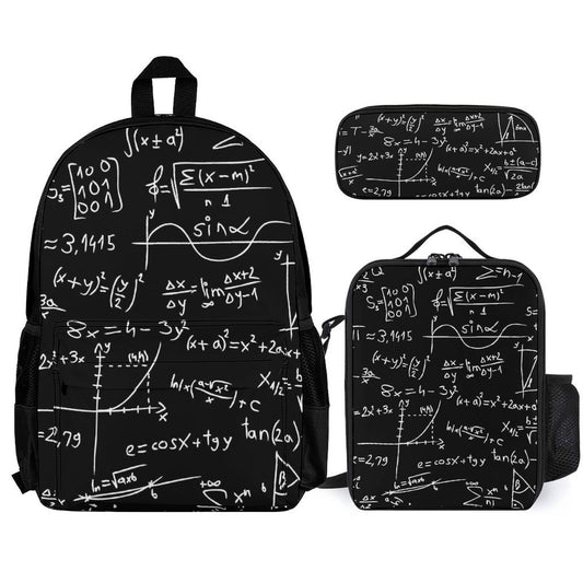 Equations - School Backpack Three Piece Set