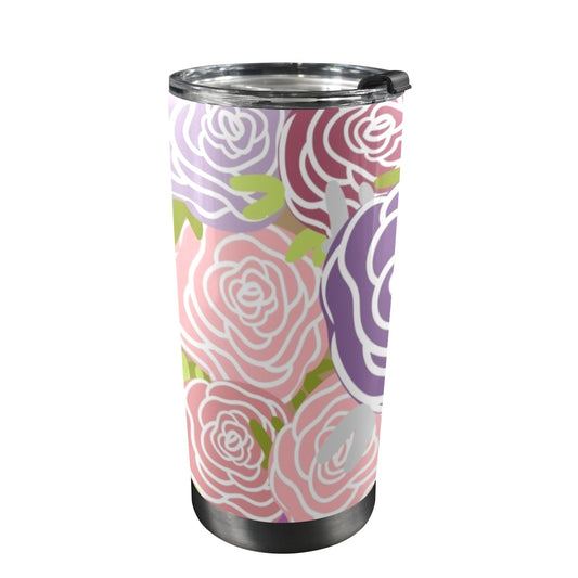 Abstract Roses - 20oz Travel Mug / Tumbler