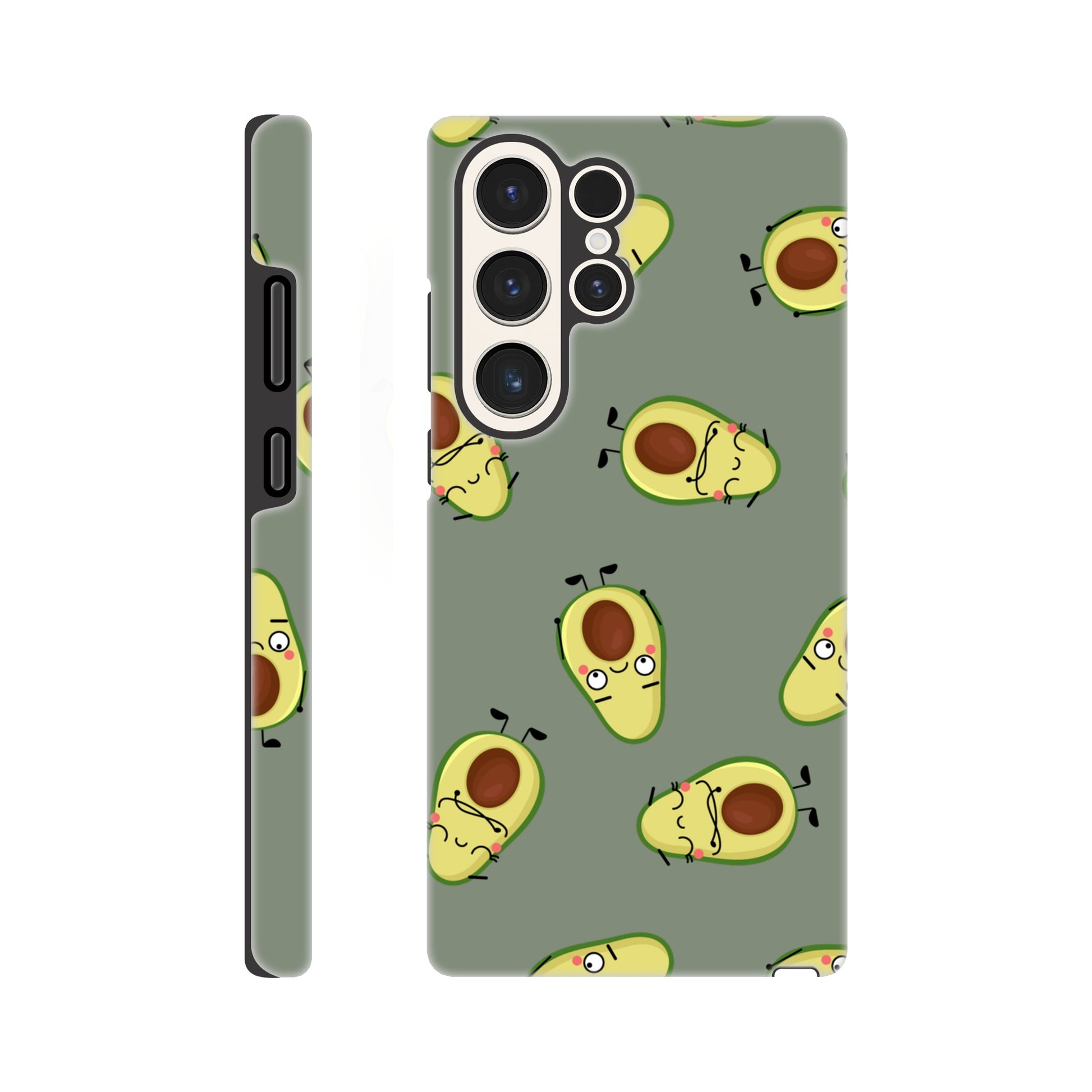 Avocado Characters - Phone Tough Case Galaxy S23 Ultra Phone Case food Globally Fulfilled