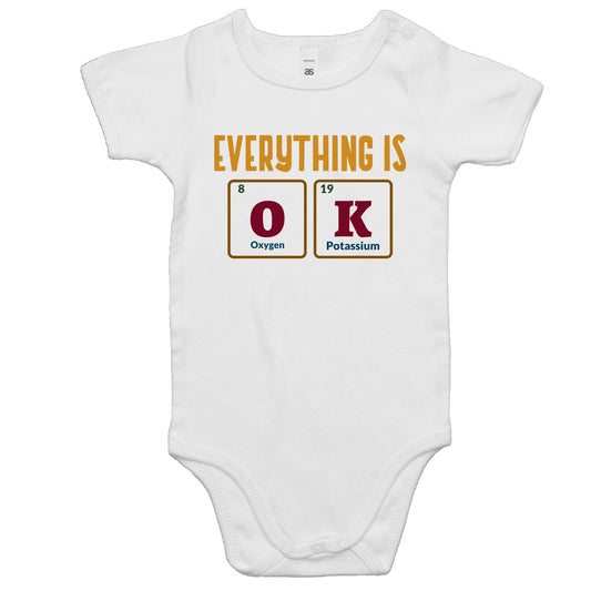 Everything Is OK, Periodic Table - Baby Bodysuit