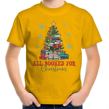 All Booked For Christmas - Kids Youth T-Shirt