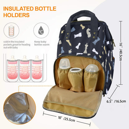 Chess Pattern - Multifunction Backpack