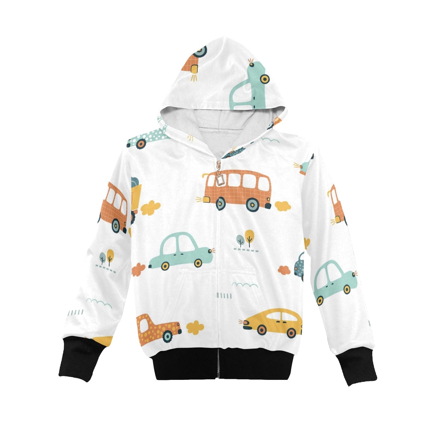 Cars - Junior Boys Zip Up Hoodie