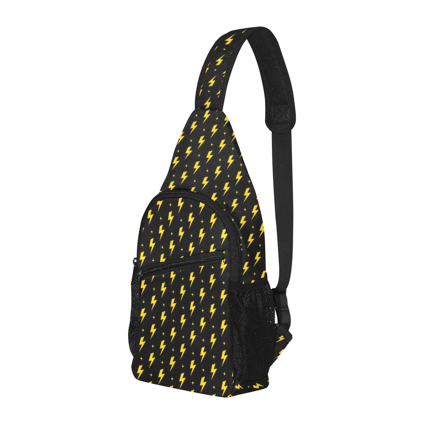 Yellow Lightning - Chest Bag With Full Print