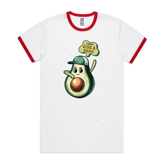 Avocado, I Don't Give A Guac - Staple Ringer Tee