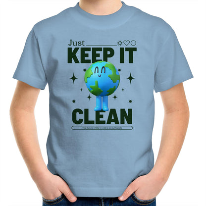 Earth, Just Keep It Clean - Kids Youth T-Shirt