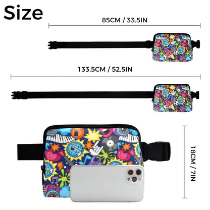 Sticker Music - Belt Bag Belt Bag Music Printed Offshore