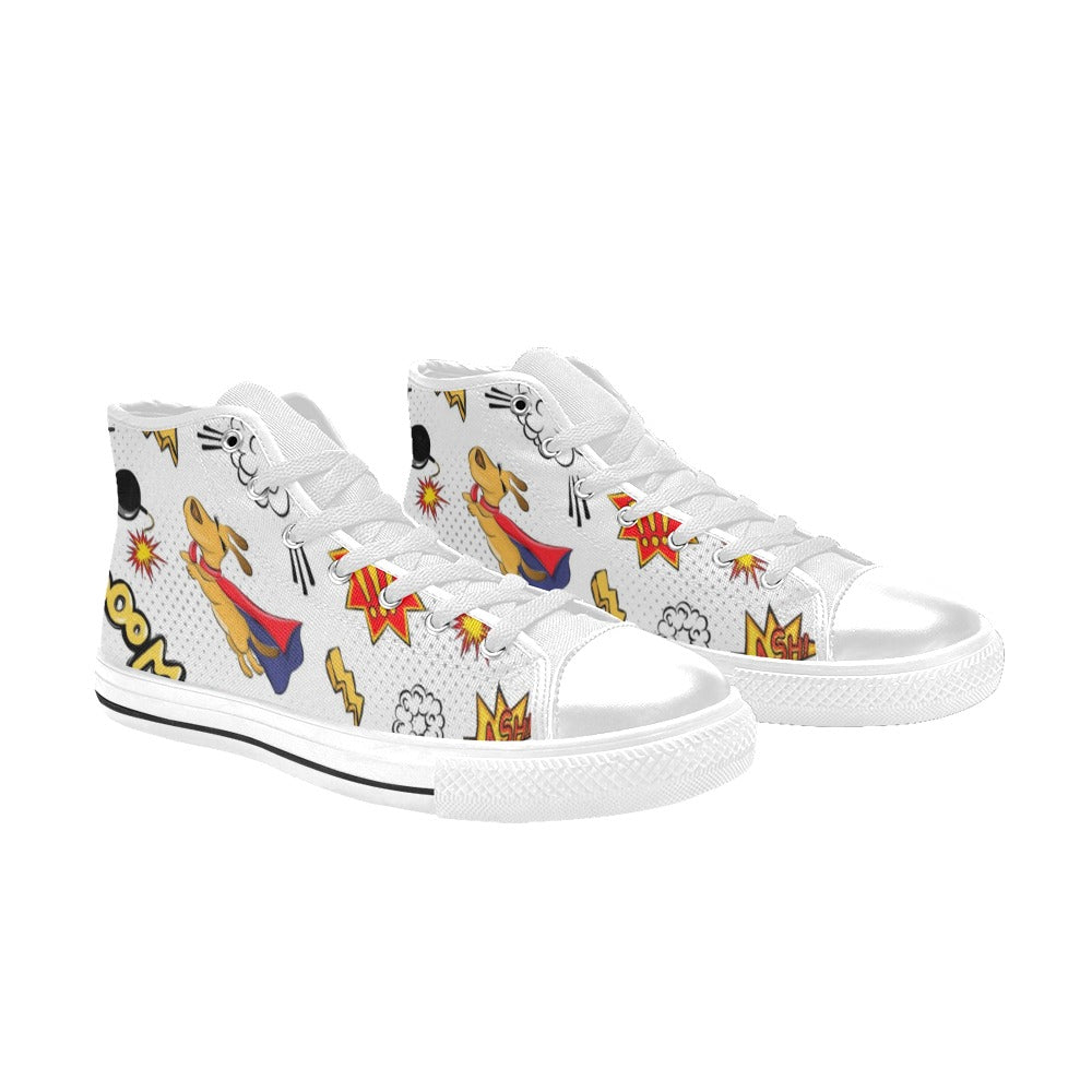 Superdog - Women's High Top Canvas Shoes