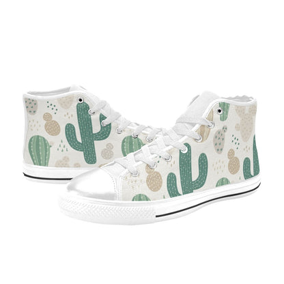 Cactus - Men's High Top Canvas Shoes