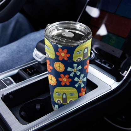 Hippy Caravan - 20oz Travel Mug / Tumbler