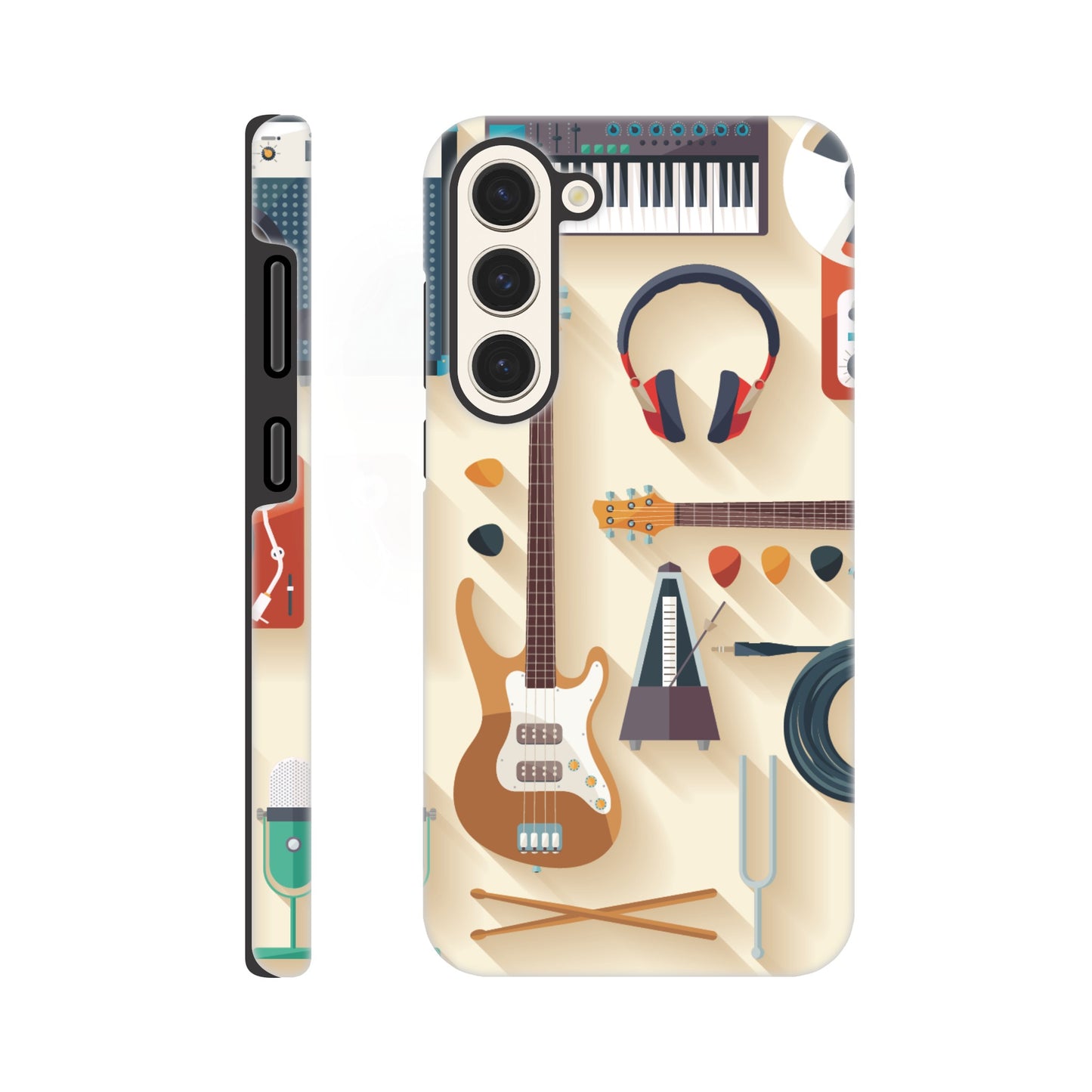 Music Time - Phone Tough case Galaxy S23 Plus Phone Case Globally Fulfilled Music