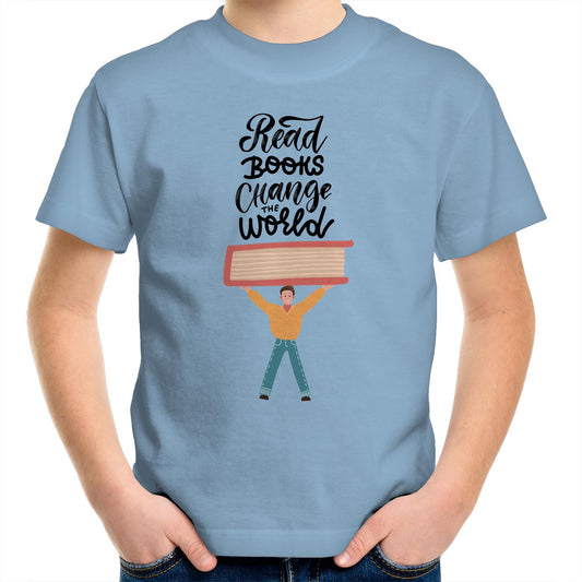 Read Books, Change The World - Kids Youth T-Shirt