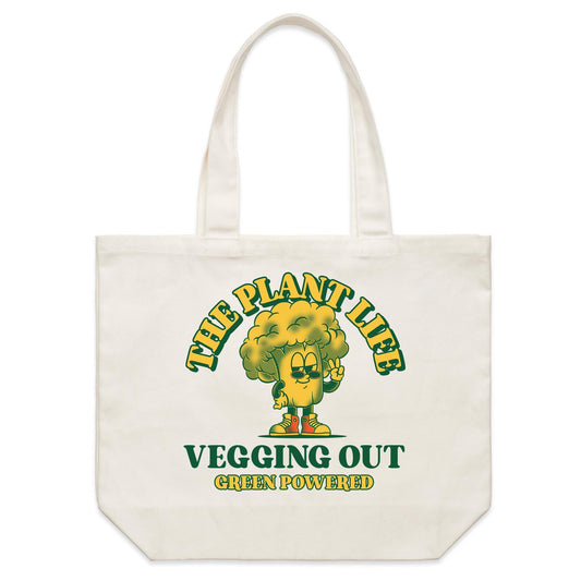 The Plant Life - Shoulder Canvas Tote Bag Default Title Shoulder Tote Bag Food Vegetarian