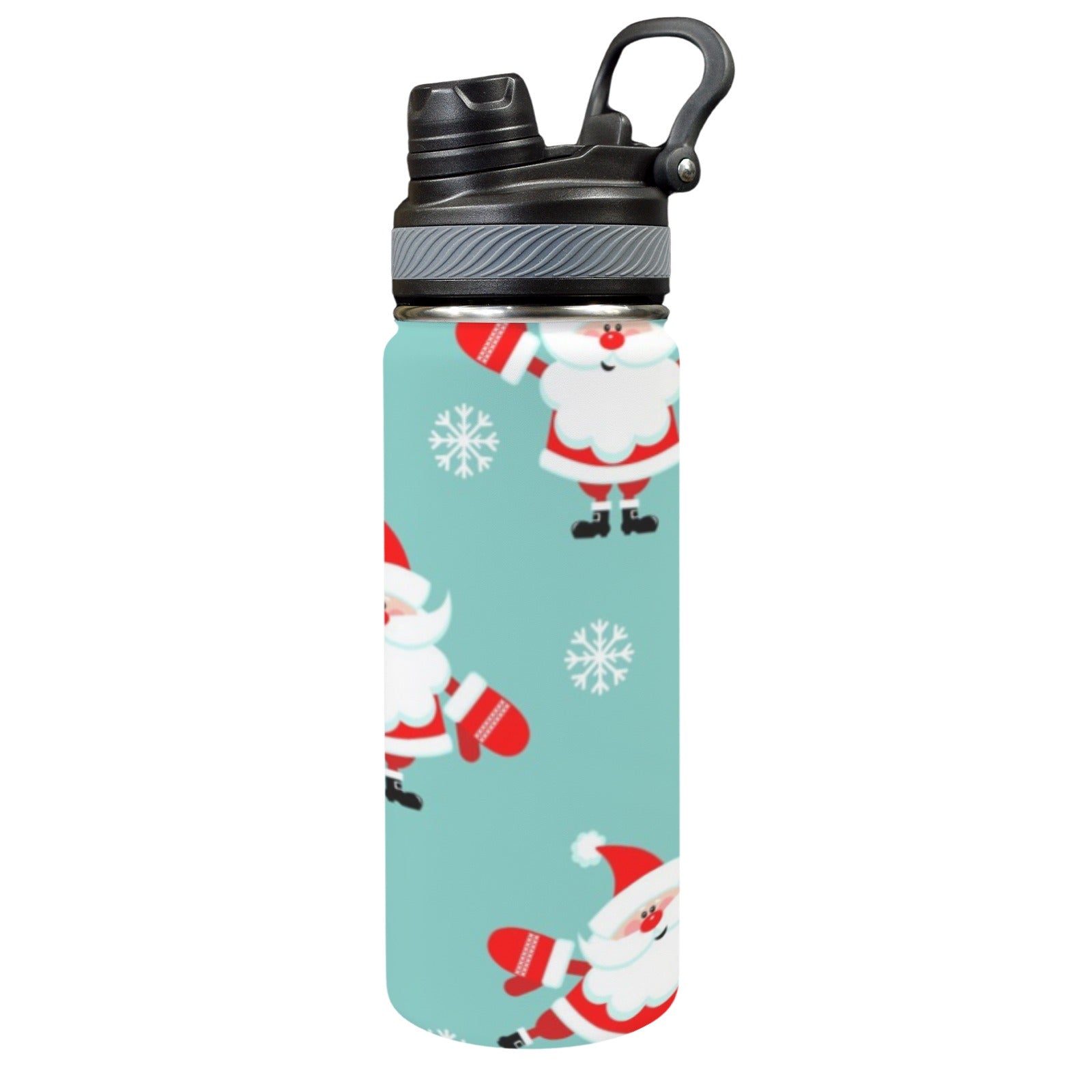 Santas - Insulated Water Bottle with Dual-Use Lid (18oz) Insulated Water Bottle with Dual-Use Lid (18oz) Printed Offshore