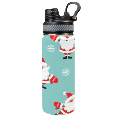 Santas - Insulated Water Bottle with Dual-Use Lid (18oz) Insulated Water Bottle with Dual-Use Lid (18oz) Printed Offshore