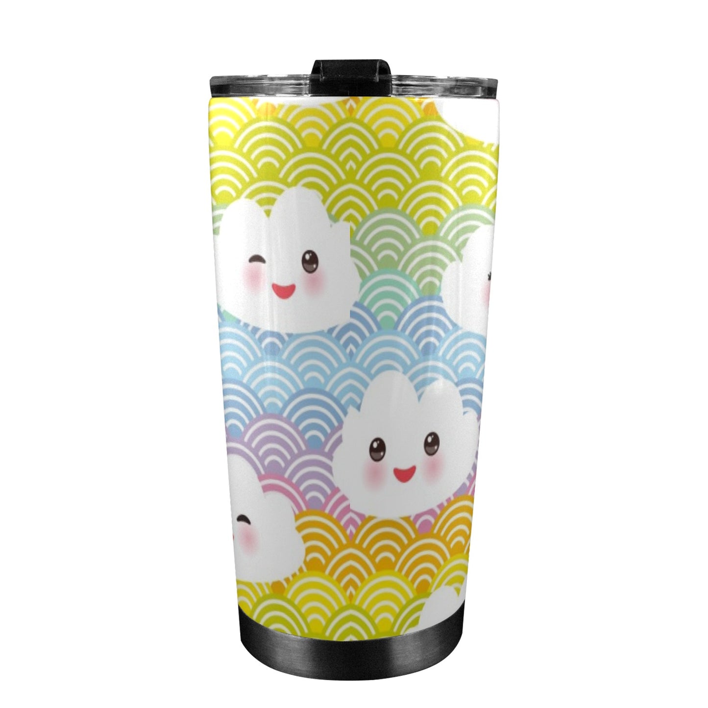 Cute Clouds - 20oz Travel Mug / Tumbler