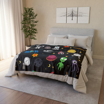 Give Me Some Space - Soft Polyester Blanket 50" × 60" Blanket