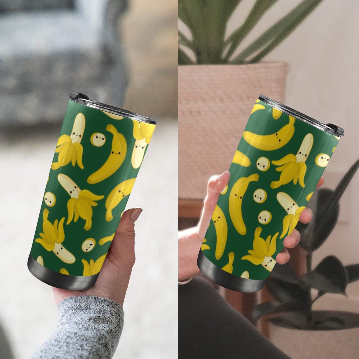 Happy Bananas - 20oz Travel Mug / Tumbler