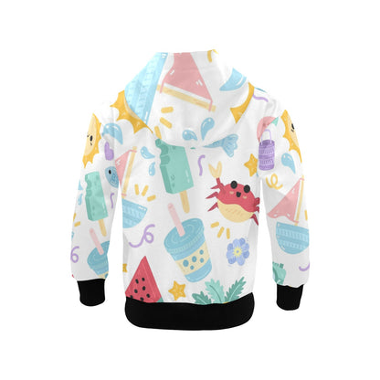 Summer Fun - Junior Girls Zip Up Hoodie