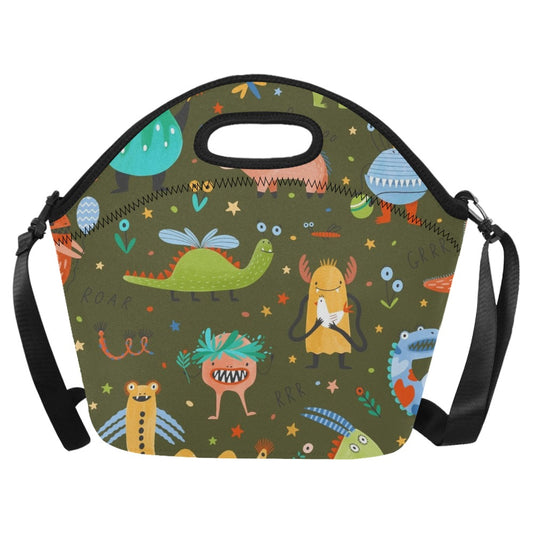 Monsters - Neoprene Lunch Bag/Large