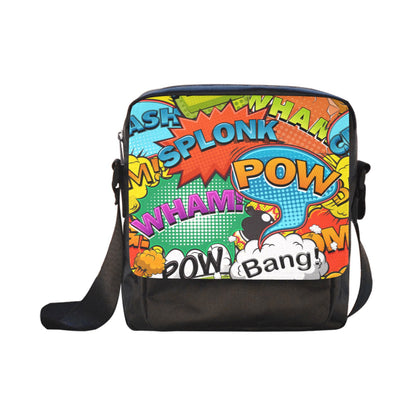 Comic Book 2 - Crossbody Nylon Bag Crossbody Bags comic Printed Offshore