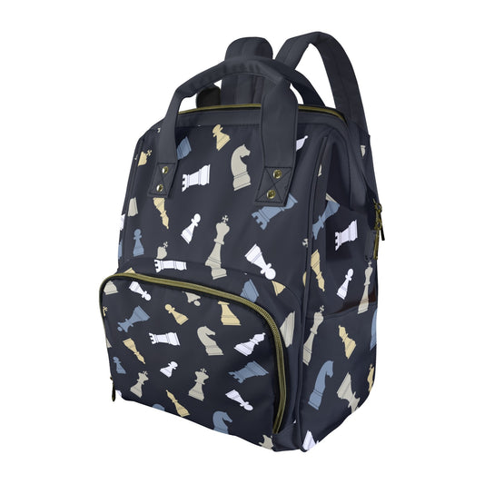 Chess Pattern - Multifunction Backpack