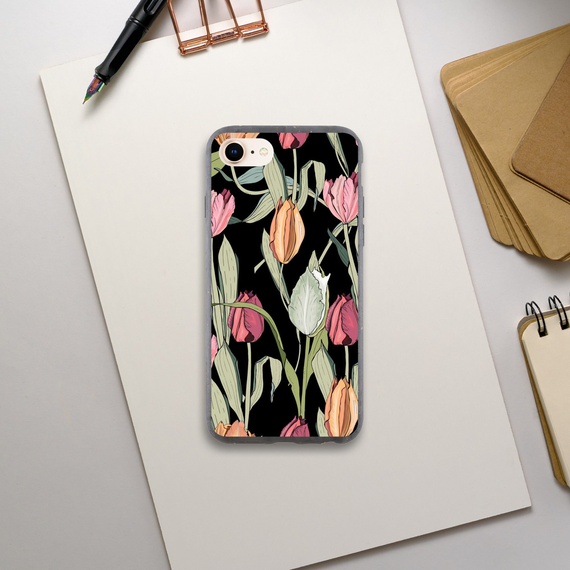 Tulips - Phone Bio case iPhone SE Phone Bio Case Globally Fulfilled