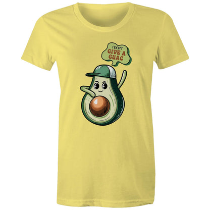 Avocado, I Don't Give A Guac - Womens T-shirt