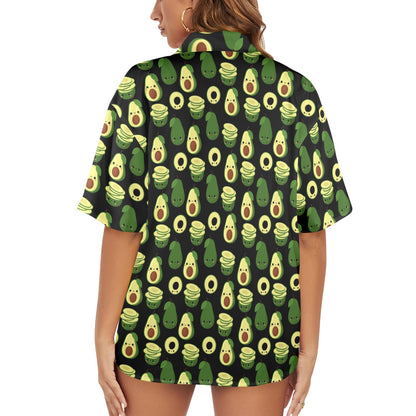 Cute Avocados - Womens Hawaiian Shirt