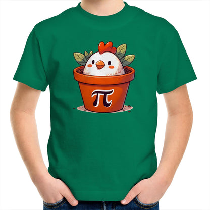 Chicken Pot Pi - Kids Youth T-Shirt