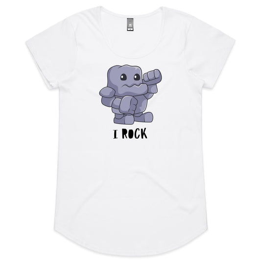 I Rock - Womens Scoop Neck T-Shirt