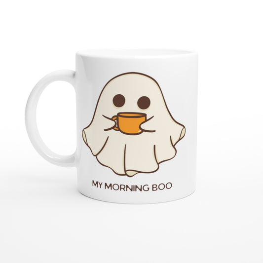 My Morning Boo - White 11oz Ceramic Mug Default Title White 11oz Mug Coffee Sci Fi