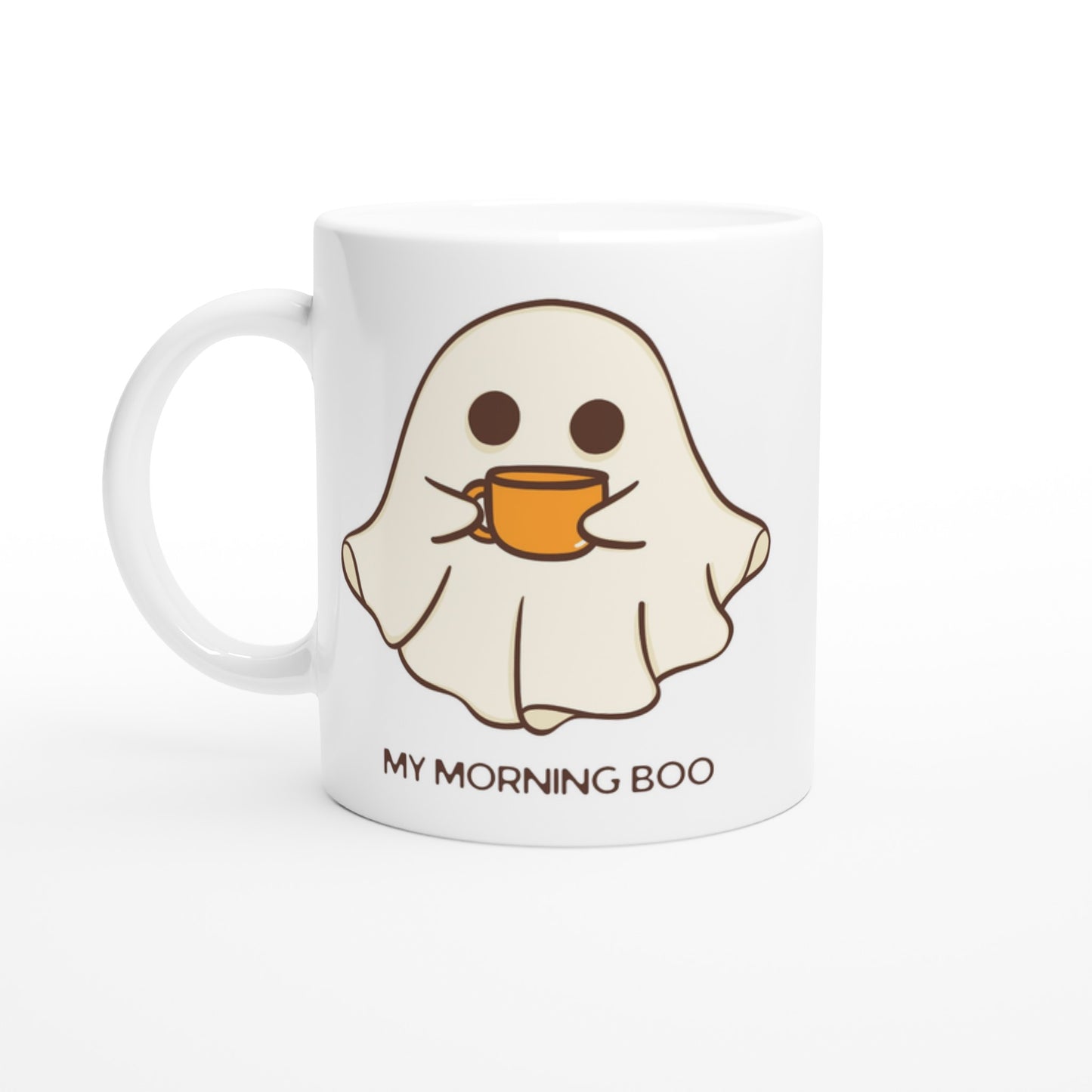 My Morning Boo - White 11oz Ceramic Mug Default Title White 11oz Mug Coffee Globally Fulfilled Sci Fi