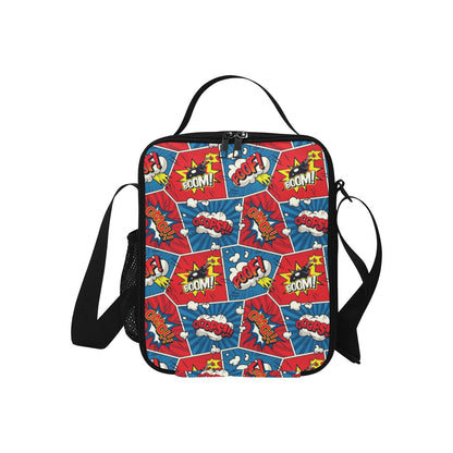 Comic Book Pop - Crossbody Lunch Bag for Kids Kids Crossbody Lunch Bag