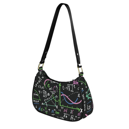 Equations In Green And Pink - Small Shoulder Bag