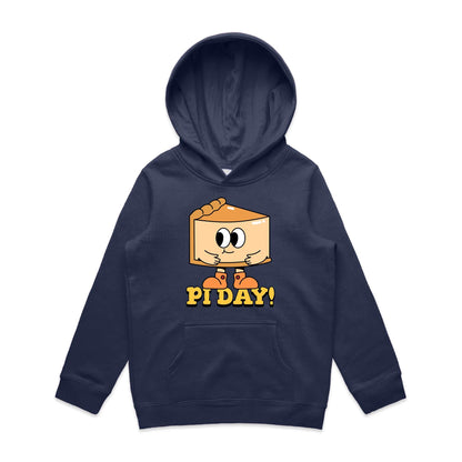 Pi Day - Youth Supply Hood Midnight Blue Kids Hoodie