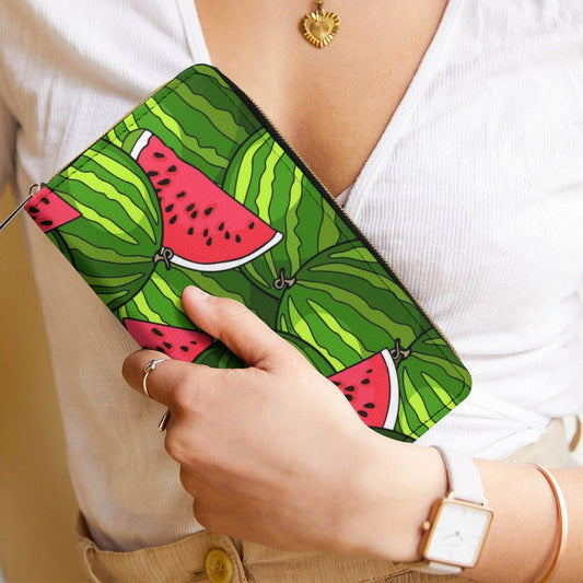 Watermelon - Leather Wallet / Purse